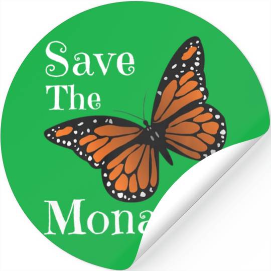 Butterfly Save The Monarch Butterflies Pollinators Stickers