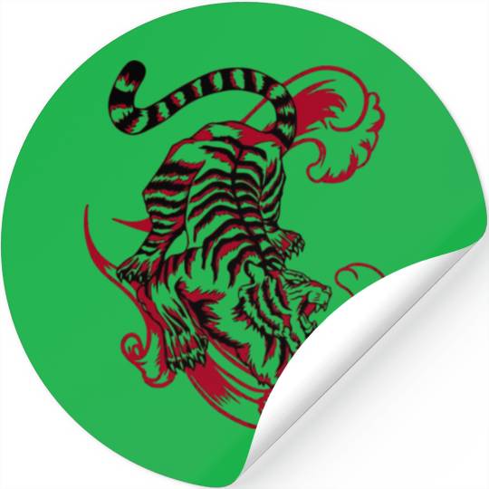 Chinese Tiger Stickers