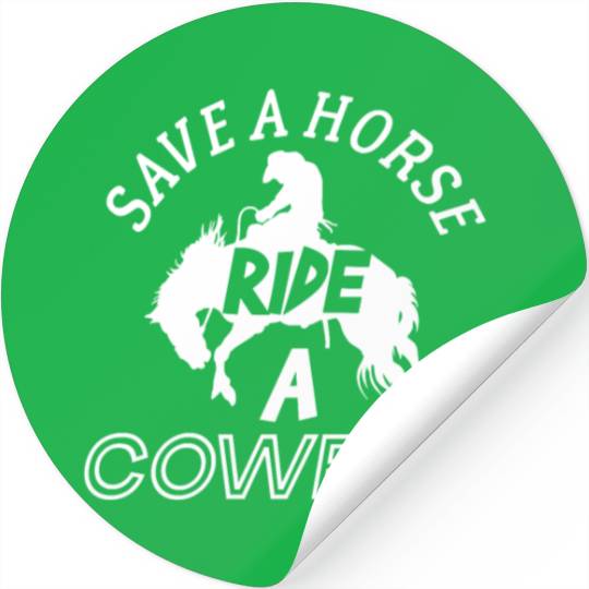 Ride A Cowboy Stickers