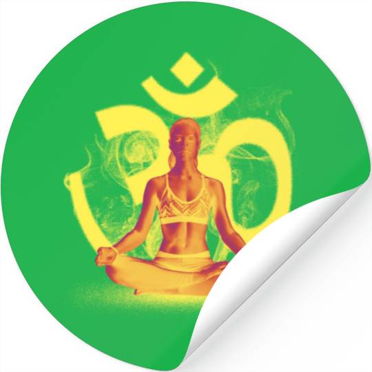 Yoga Meditation Stickers