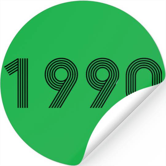 1990 black Stickers