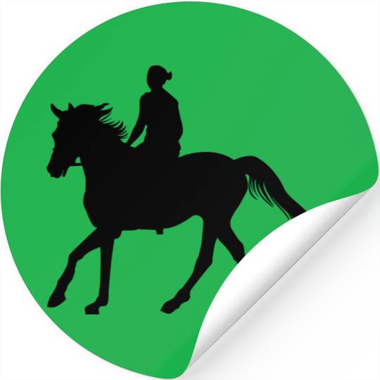 Equestrian, Girl Rider, Horse Riding, Horse, Rodeo Stickers