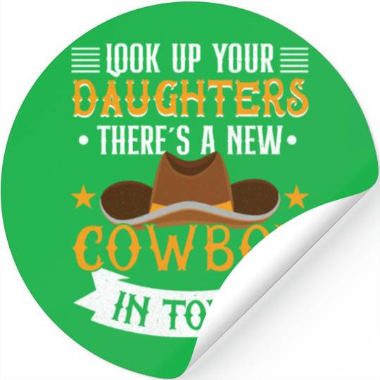 Cowboy Barn Bull Rider Rodeo Country Western Movie Stickers
