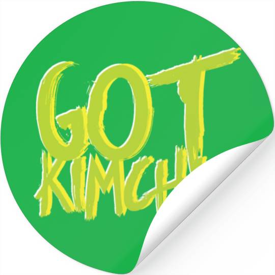 Got Kimchi? Asian Chef Gift Stickers