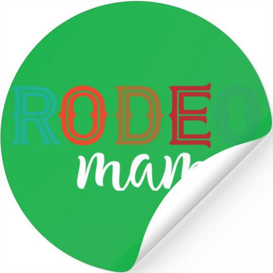 Rodeo Mama Western Ranch Mother's Day Gift Stickers