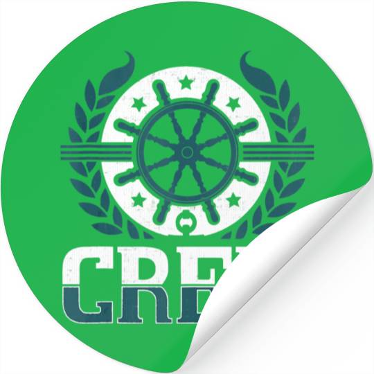 Crew Cruise Ship Sail Boating Ship Vacation Stickers