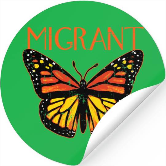Monarch Butterfly Migration Funny Butterfly Lover Stickers