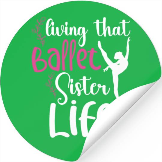 Ballet Ballerina Dance Dancer Dancing Ballet Gift Stickers