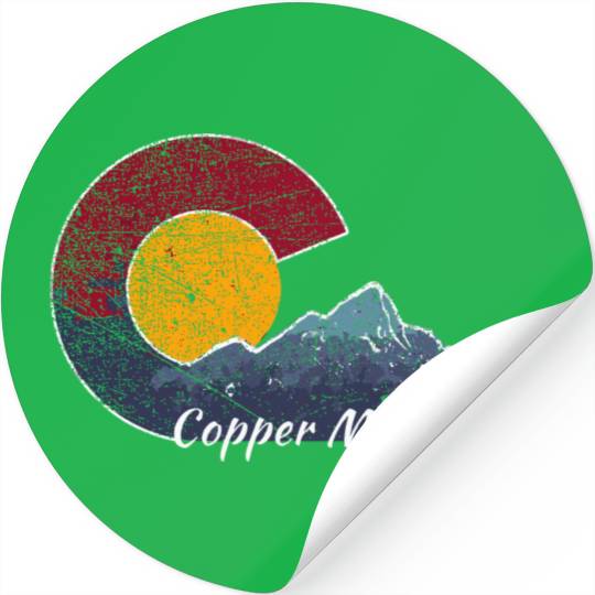 Copper Mountain Colorado Mountain Scenery Stickers