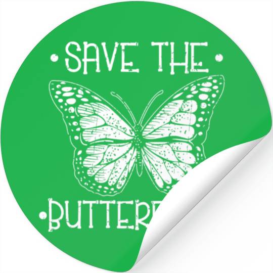Save The Butterflies Monarch Vintage Collection Stickers