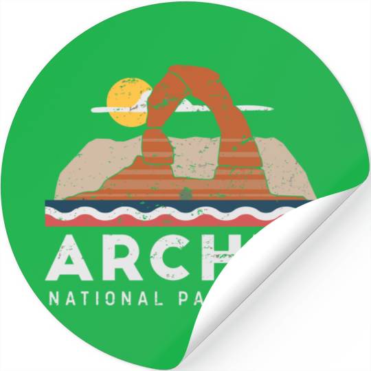 Arches National Park T Stickers