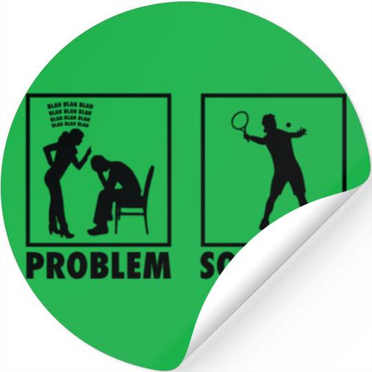 Tennis Tennis Players Statement Problem Solution. Stickers