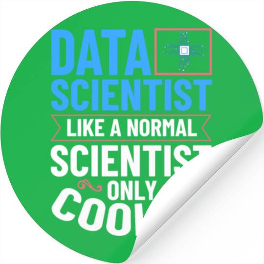 Data Scientist Analyst Statistic Beginner Science Stickers