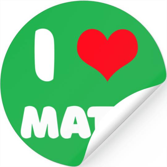 I love math Stickers