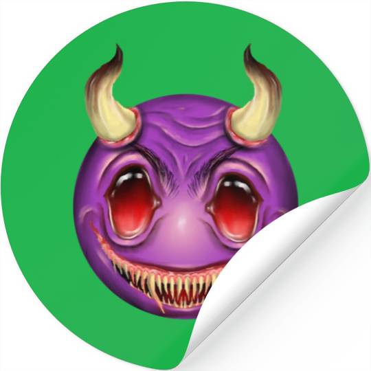 Realistic Emojis Devil Stickers