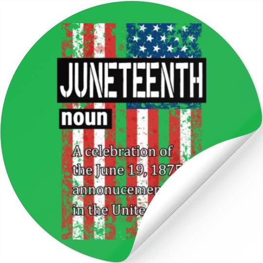 Juneteenth Black History Day Pride Gift Stickers