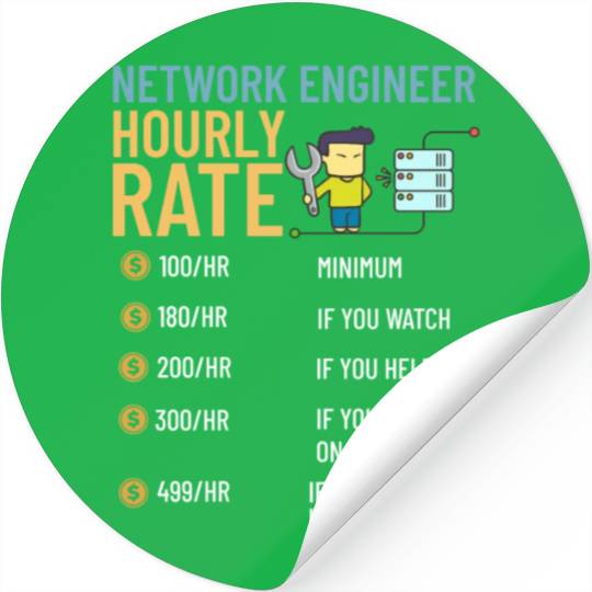 Network Engineer Director Computer Engineering Stickers