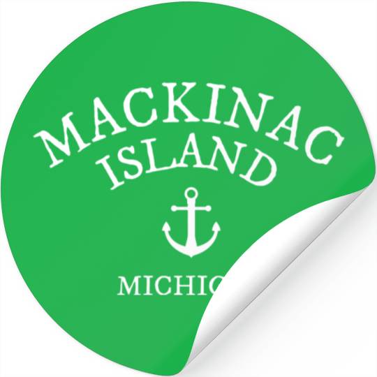 Mackinac Island Michigan Lake Town T Stickers