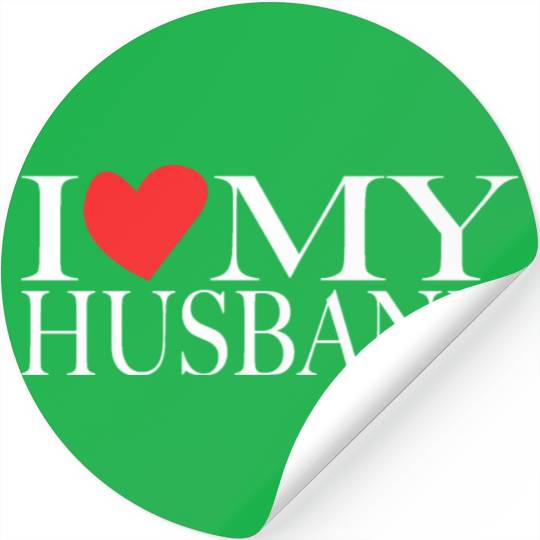 I love my husband Stickers