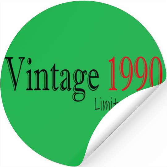 Vintage 90's edicion limitada Stickers