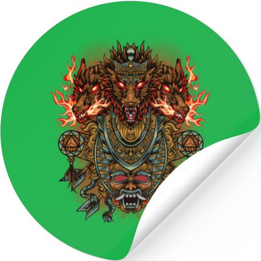 Wolf tribal Stickers