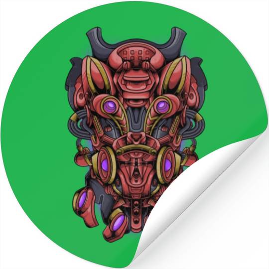 Cat mecha robot Stickers
