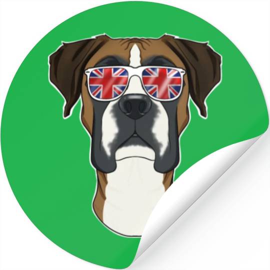 Boxer UK Sunglasses I English Flag I Union Jack Stickers