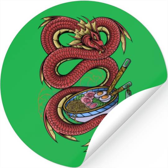 Dragon Ramen Stickers