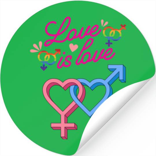 Love is Love Stickers