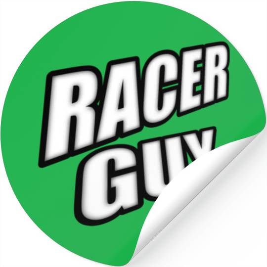 Racer Guy - Racing Stickers