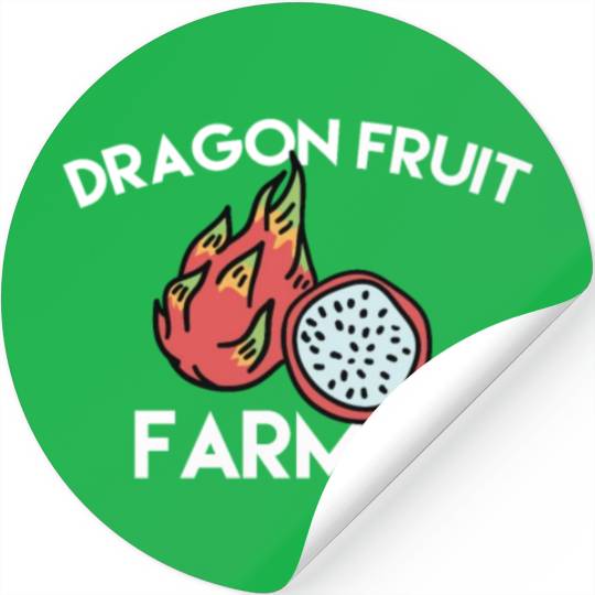 Dragon Fruit Farmer Stickers