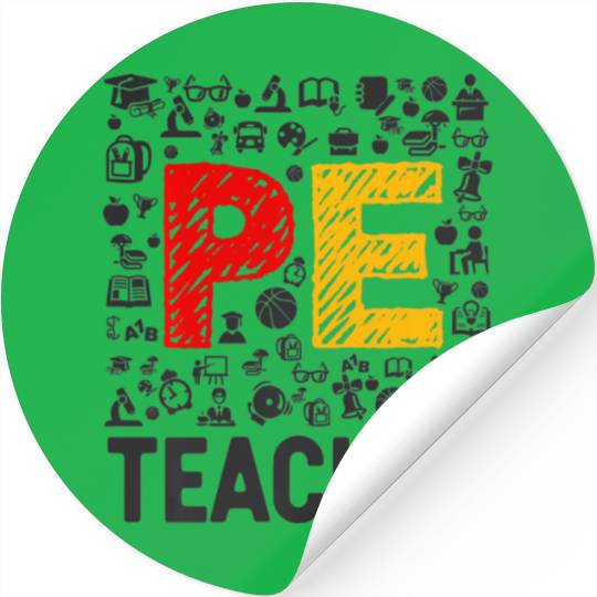 Physical Education Teacher PE Teacher Stickers