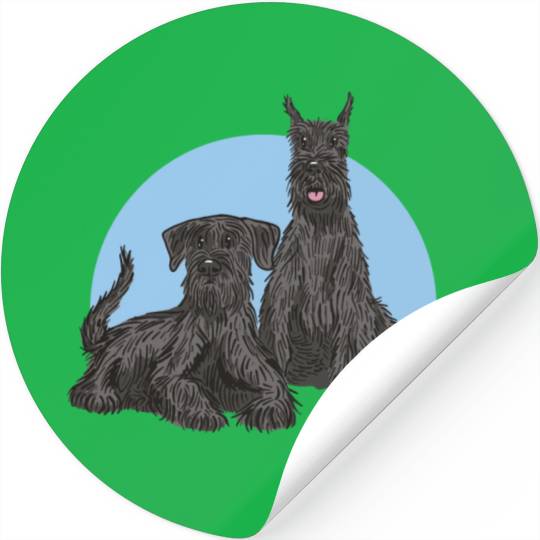 Schnauzer Dog Stickers