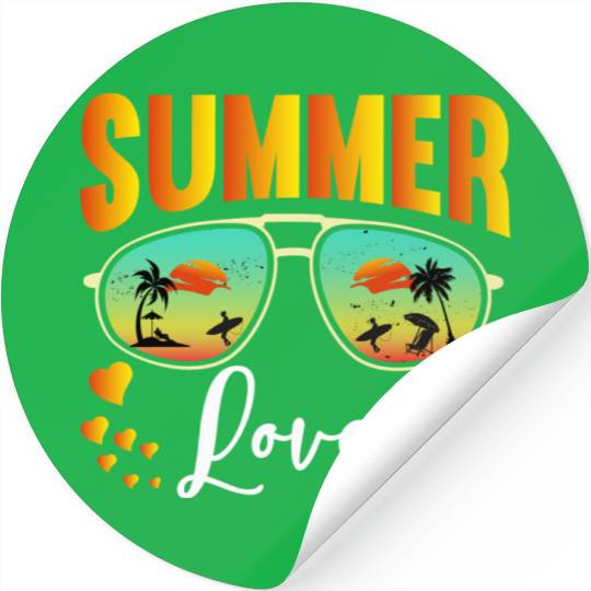 Funny Design for summer Stickers