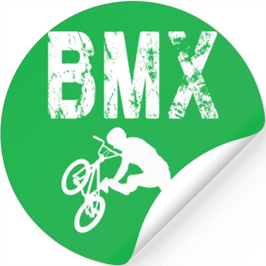 bmx race bike cyclist rider trick Stickers