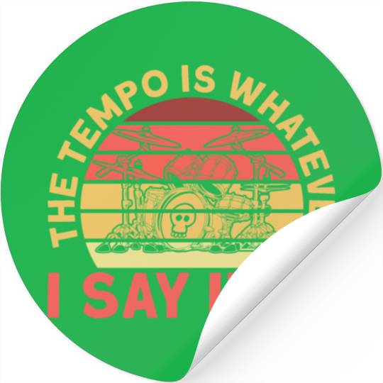 Drummer Musician Drumsticks Stickers