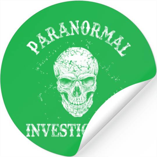 Ghost Hunting Paranormal Investigator Stickers