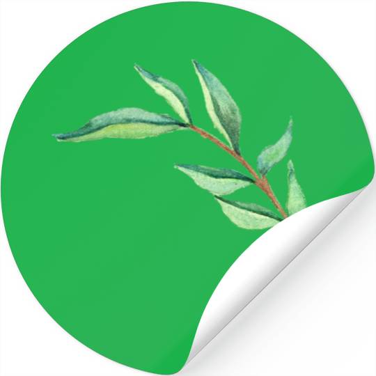 The Adventures leaf Stickers