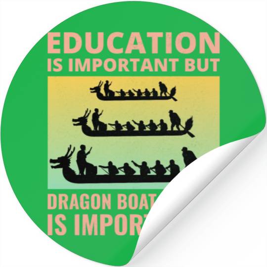 Dragon Boat Racing Crew Paddlers Water Sport Stickers