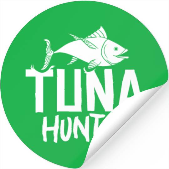 Red Tuna Fish Bluefin Fishing Salad Stickers