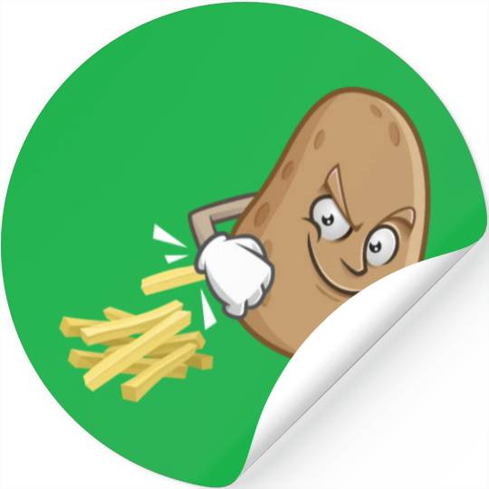 French Fries Potato Fries Stickers