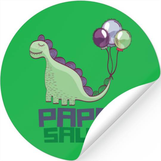 PAPA SAUR, Father's Day Stickers