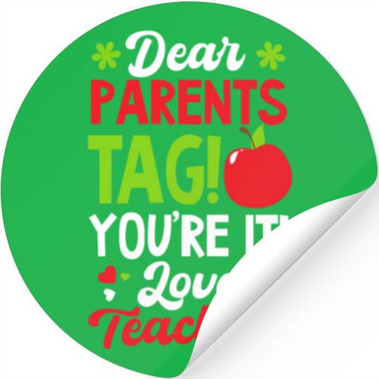 Last Day Of School Tag You're It Love Teachers Stickers
