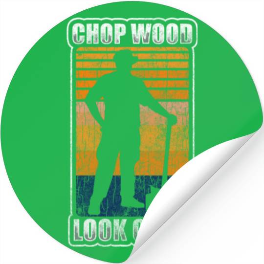 Lumberjack Chainsaw Stickers