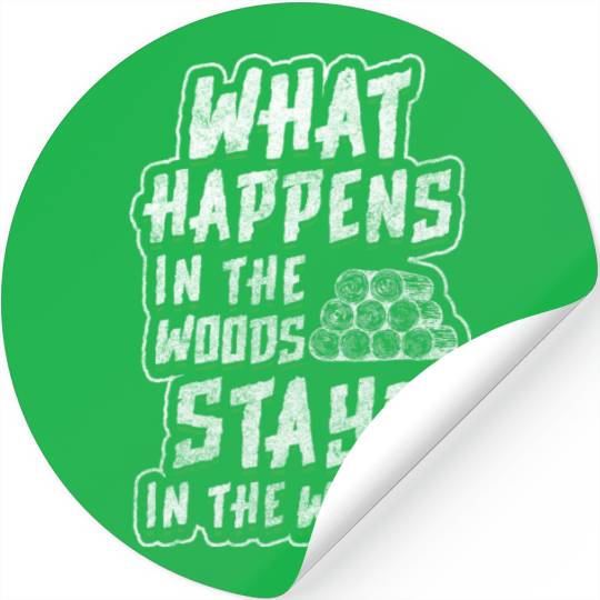 Forest Chainsaw Chainsaw Stickers