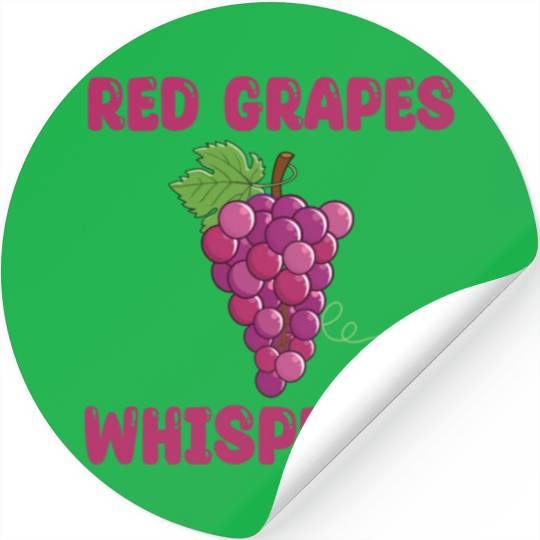 Red Grapes Whisperer Stickers
