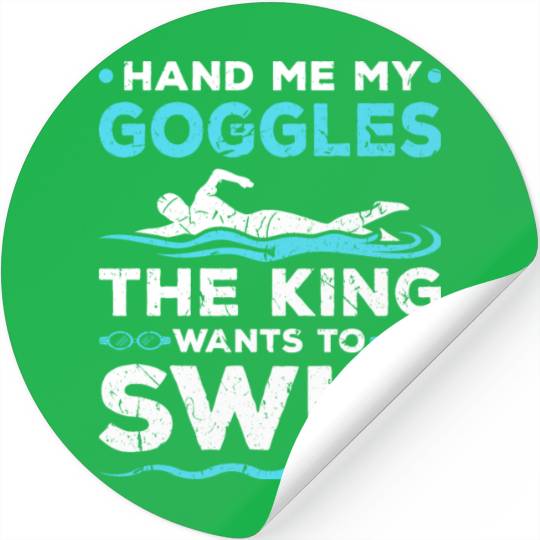 Swim Men Stickers