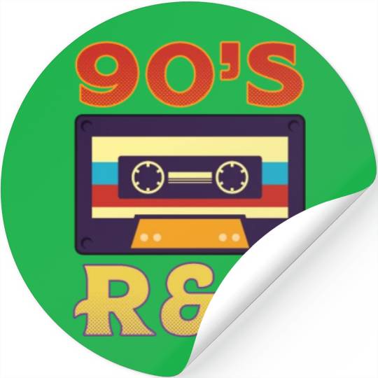 I Love The 90s Vintage 90s R&B Cassette Stickers