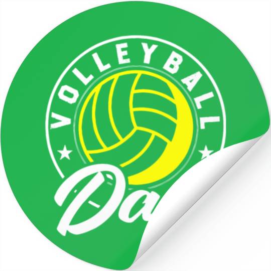 Volleyball Lovers Volleyball Dad Stickers