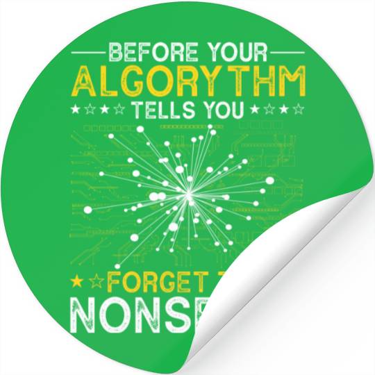 Artificial Intelligence Algorithm Programmer Stickers